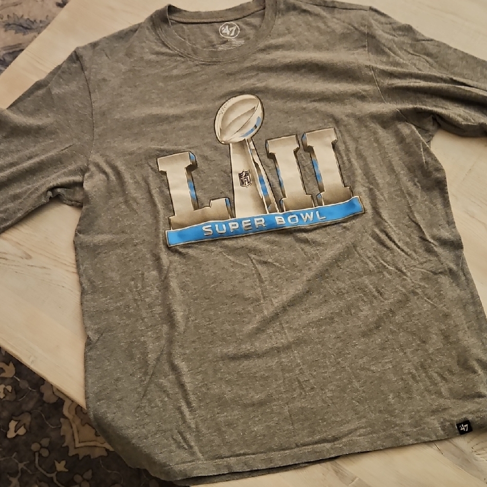 Super Bowl LII Gray Long Sleeve Tee